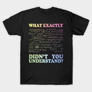 What Exactly Didn't You Understand? T-Shirt